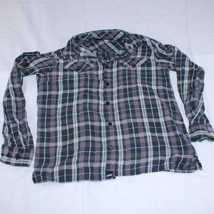 Vans boys plaid flannel Sz. M.